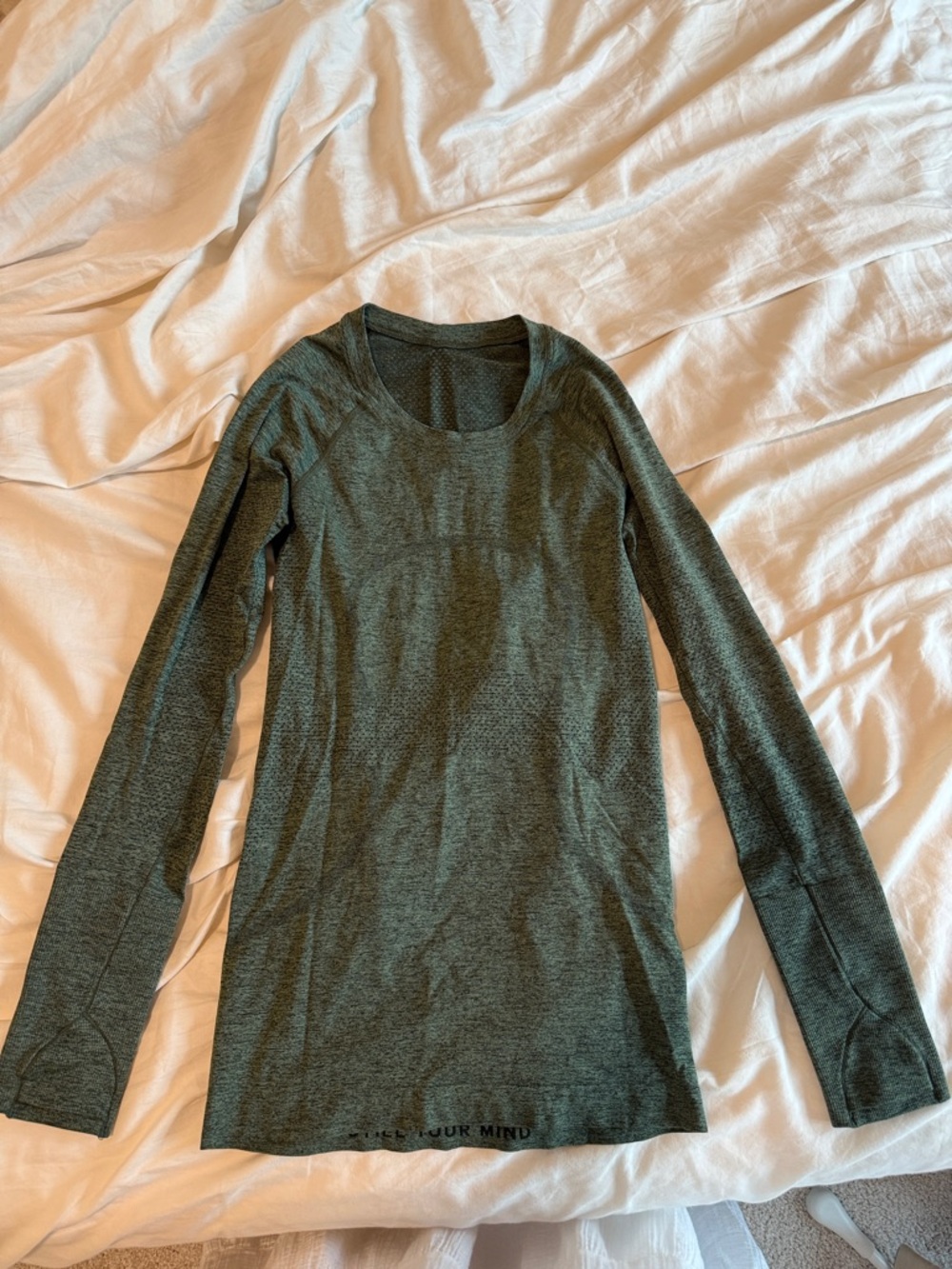 lululemon athletica swiftly tech Long Sleeve Tee Green